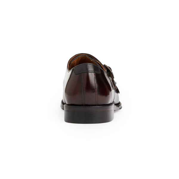 Alfeo Double Monk Strap Bordeaux Bruno Magli