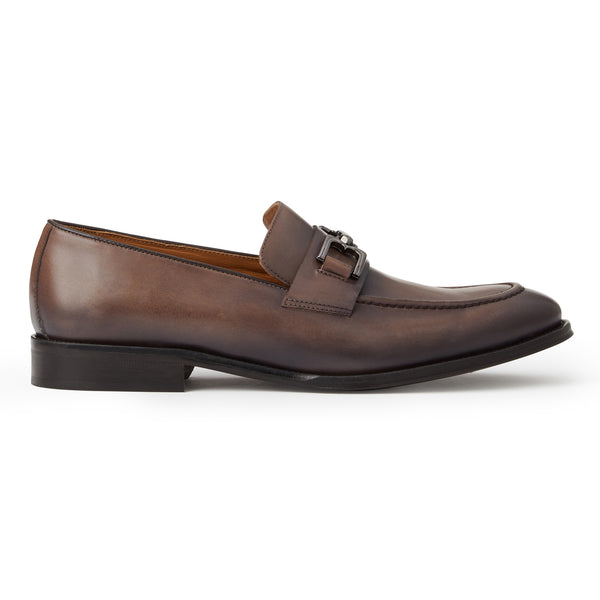 Alpha classic Bit Leather Loafer Truffle Bruno Magli