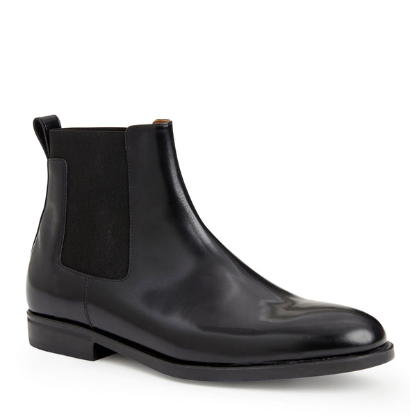 Byron Double Gore Slip on Boot Black Bruno Magli