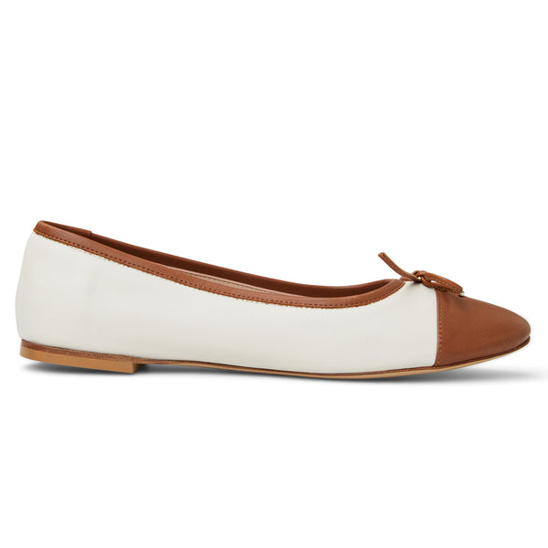 DONATELLA Ballet Flat BROWN CREAM Bruno Magli