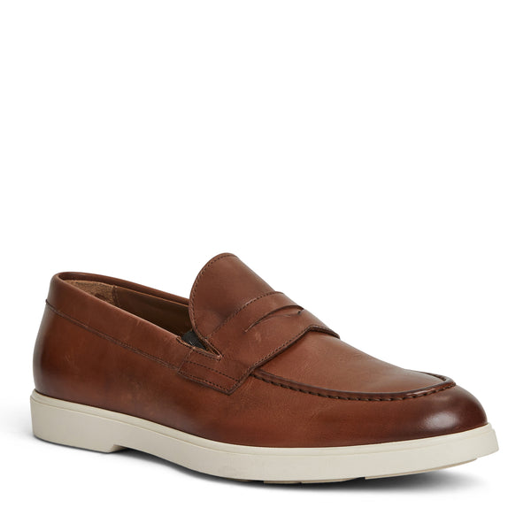 Ettore Slip On Loafer Cognac Leather Bruno Magli