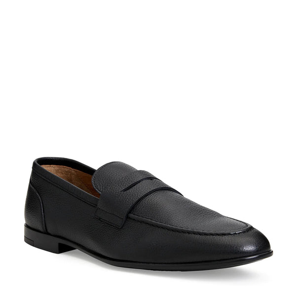 LASTRA SLIP ON LEATHER LOAFER BLACK Bruno Magli