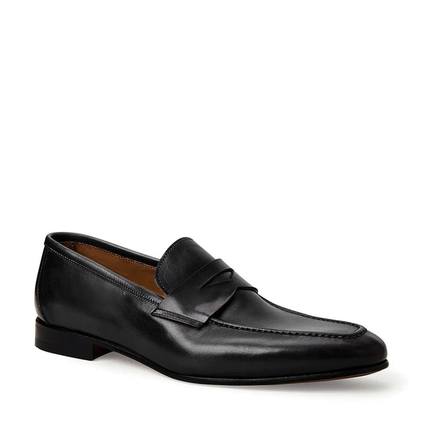 MANFREDO SLIP ON LOAFER BLACK Bruno Magli