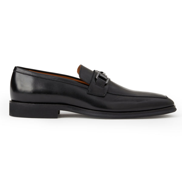 Raging Bit leather Loafer-Black