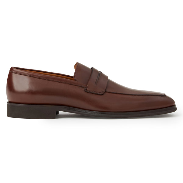 Raging leather Penny Loafer Cognac Bruno Magli