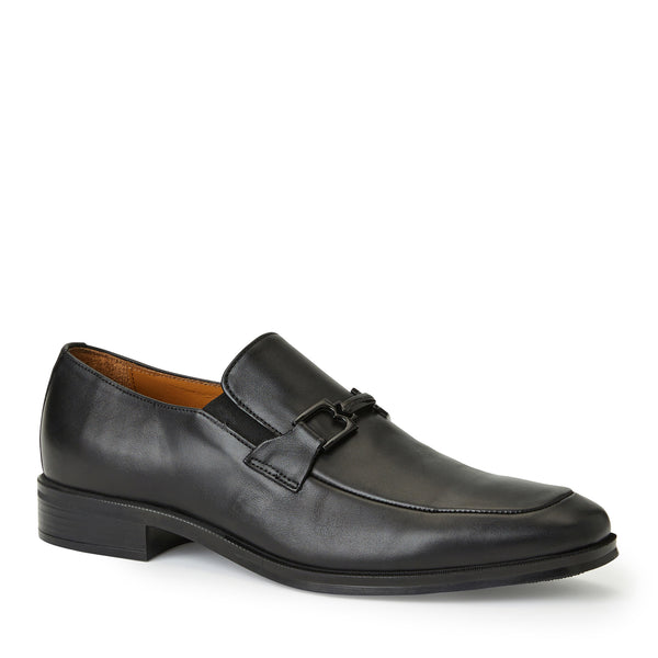 RENZO Classic Double gore Bit Loafer BLACK Bruno Magli