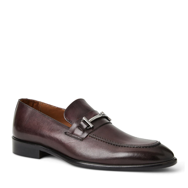 Sante Double Gore classic Bit leather Loafer Bordeaux Bruno Magli