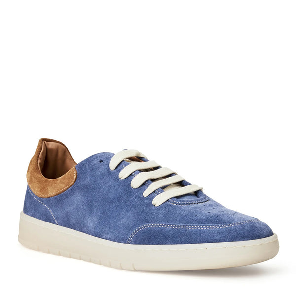 SAVIO SUEDE LACE UP SNEAKER LIGHT BLUE Bruno Magli