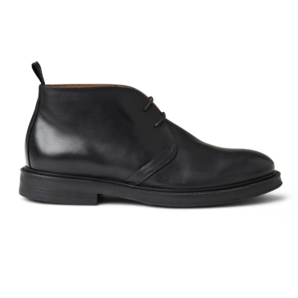 Taddeo Classic Chukka leather Boot Black Bruno Magli