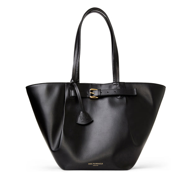 Tessa Black Calf Tote Bruno Magli