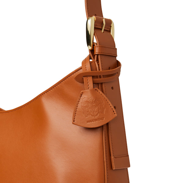 Cognac discount hobo bag