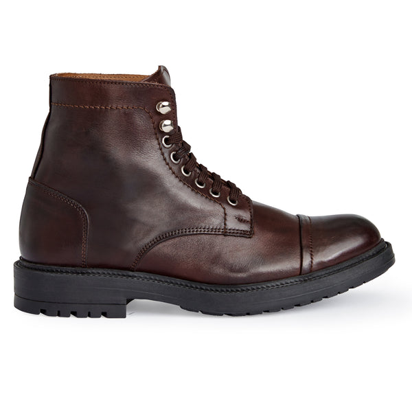 Costanzo Lace up Boot Brown Bruno Magli