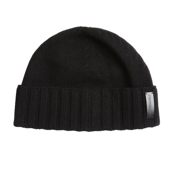 Cuff - Bruno – Rib Cashmere Hat Black Magli Men\'s