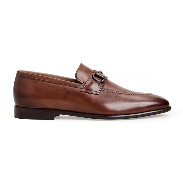 PIERO SLIP ON DRESS LOAFER RUST Bruno Magli