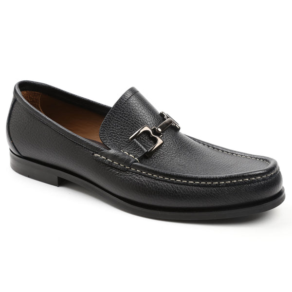 Mens black best sale bit loafers