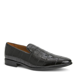 Bellino leather Loafer- Black Eel