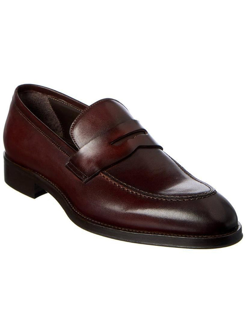 HUDSON Casual M Loafer RUST CALF Bruno Magli