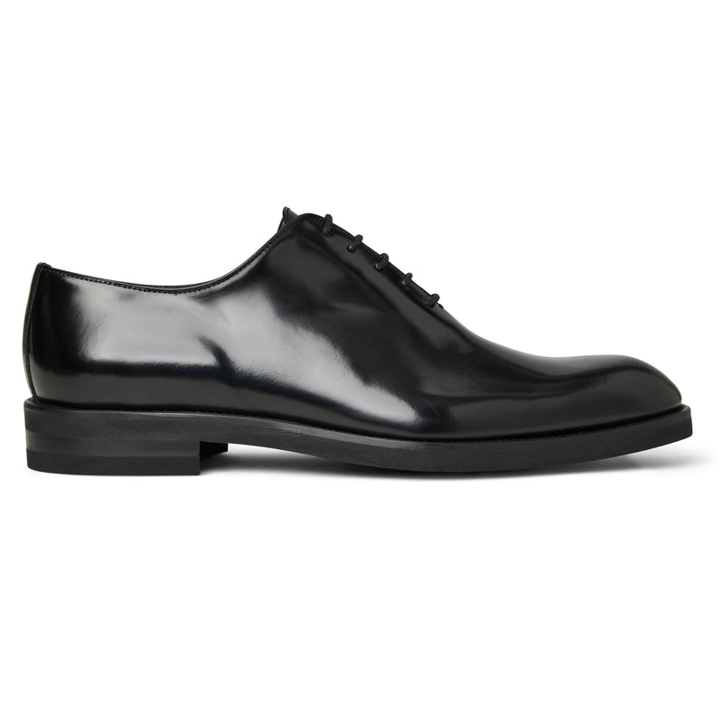 Claudio Balmoral Leather Oxford-Black