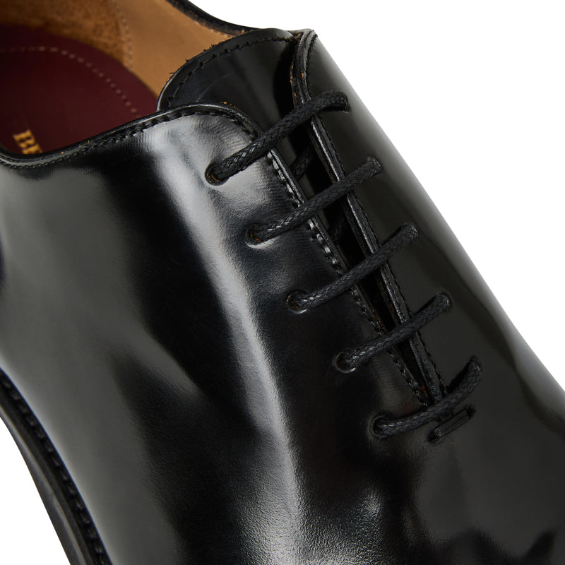 Claudio Balmoral Leather Oxford-Black