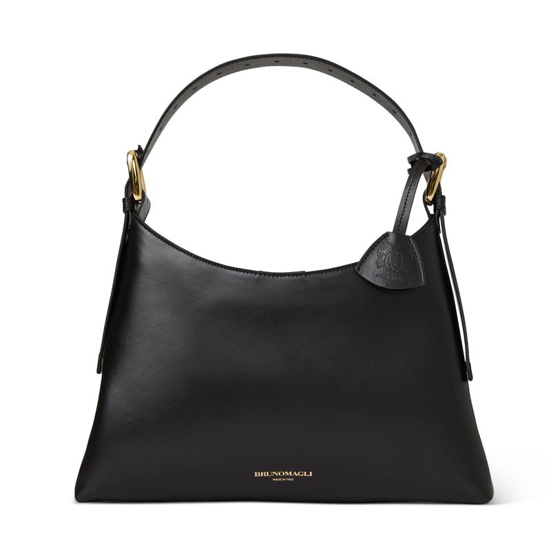 Cora Mini handbag Black nappa leather – Bruno Magli