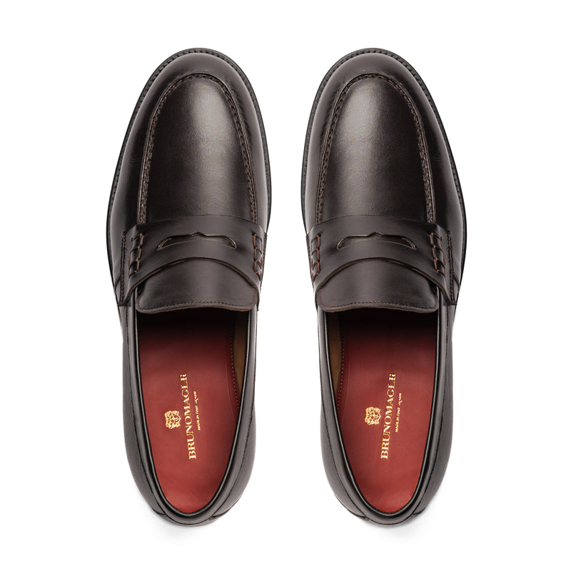 Carter Nappa Leather Loafer-Brown