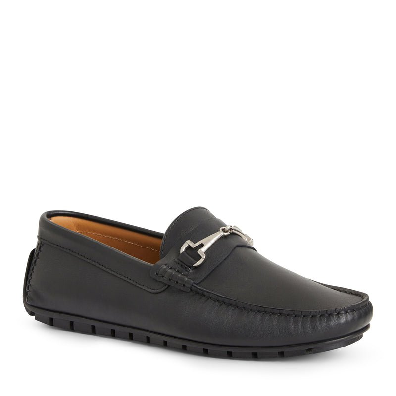 Darius driving Leather Moccasin-Black