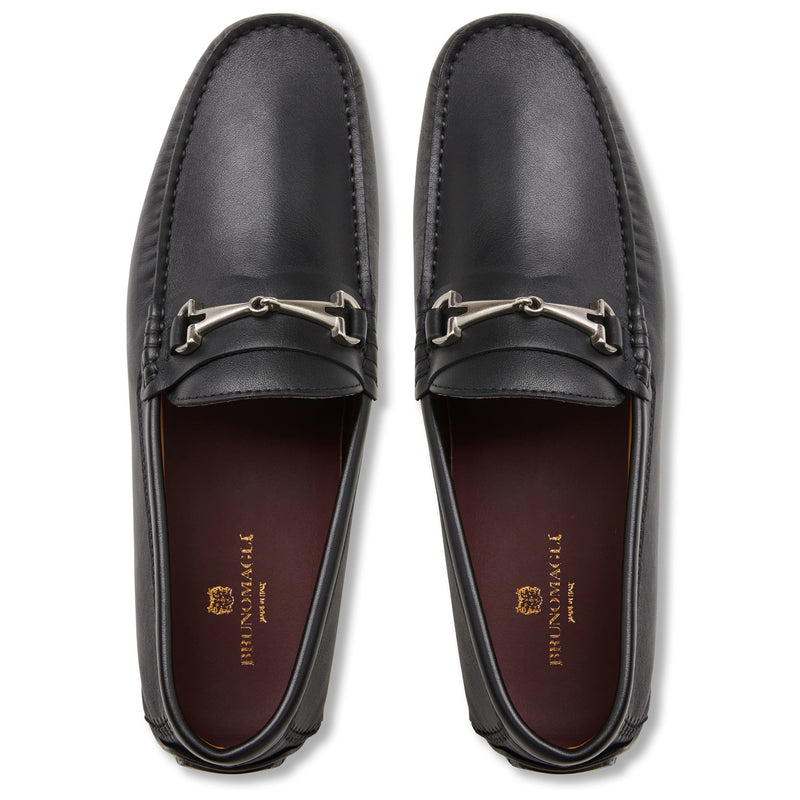 Darius driving Leather Moccasin-Black