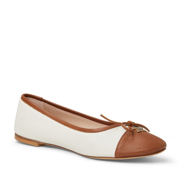 DONATELLA Ballet Flat BROWN CREAM Bruno Magli