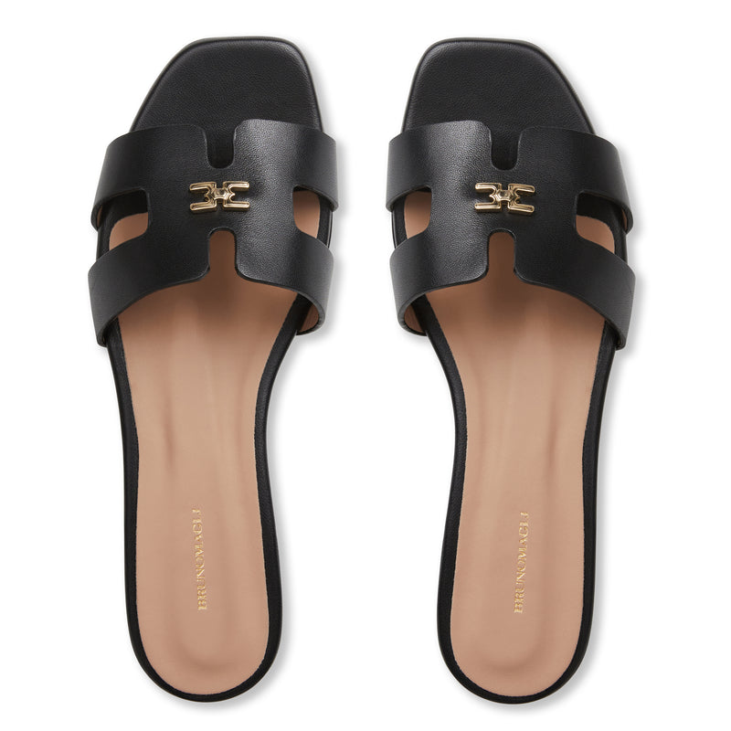 FINA Single Band Sandal Black