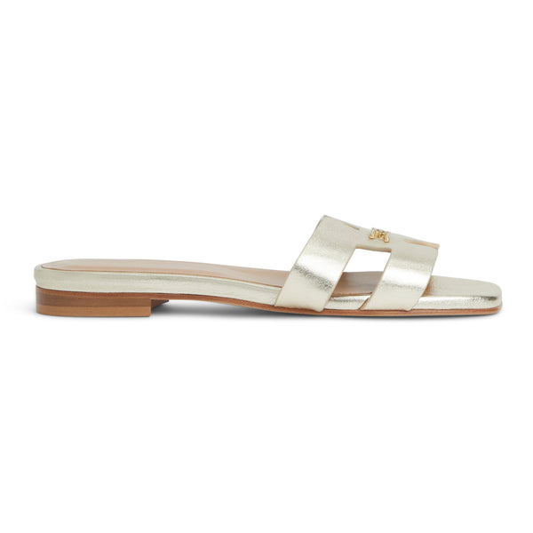 FINA Single Band Sandal GOLD METALLIC – Bruno Magli