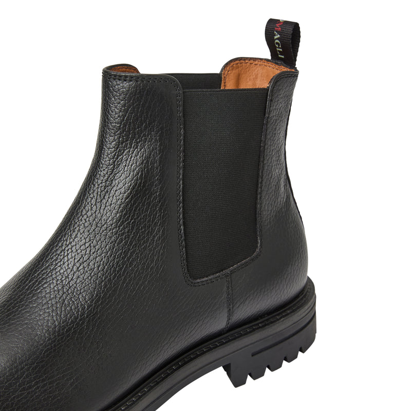 Hayden Chelsea leather Boot - Black