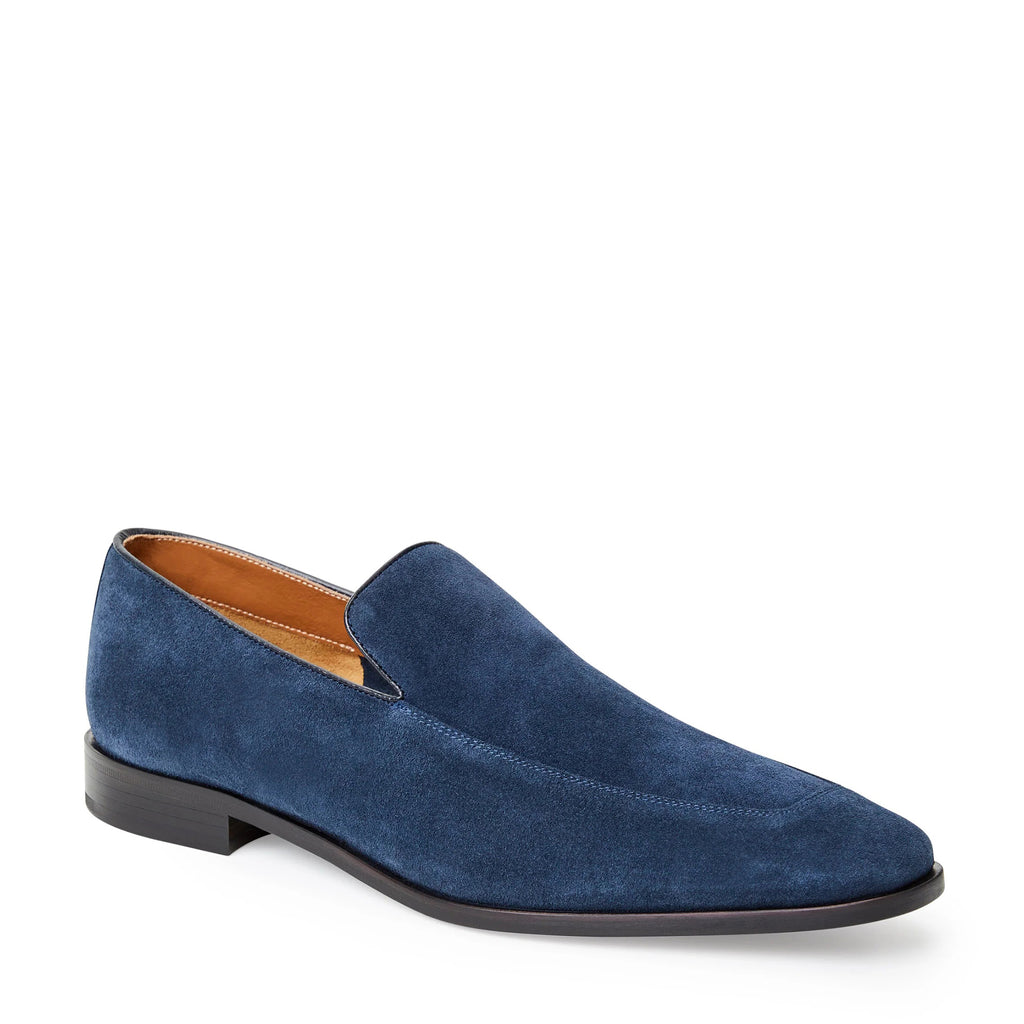 COLLEZIONE IVAN SLIP ON SUEDE LOAFER NAVY Bruno Magli