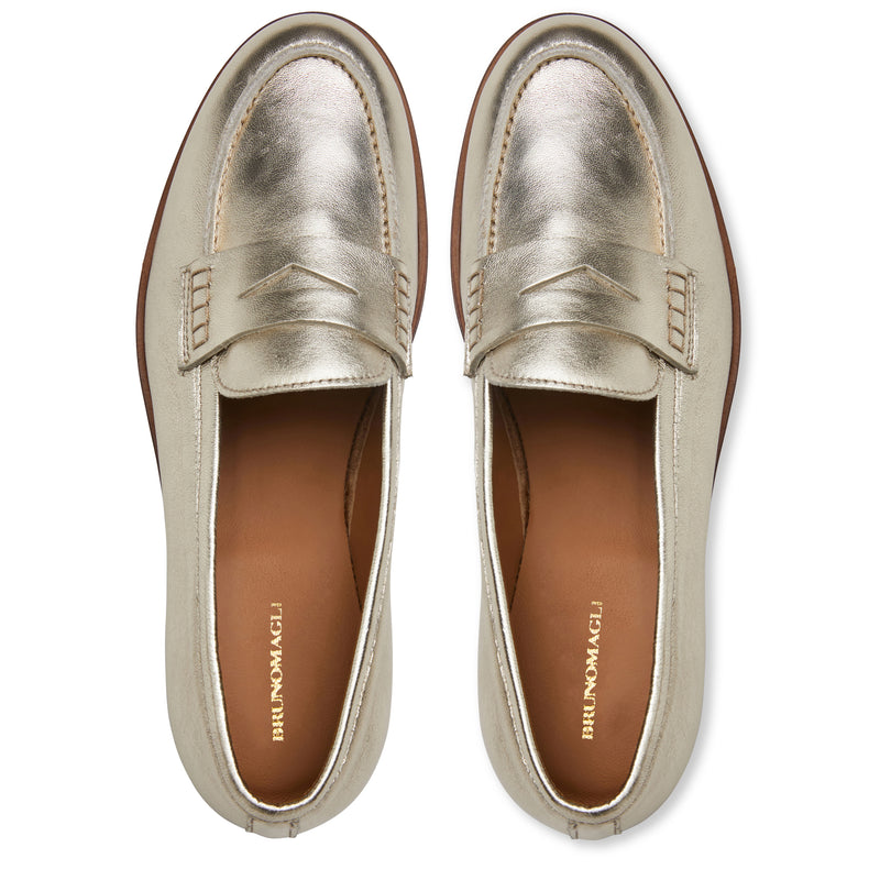 LIXIA LOAFER GOLD METALLIC