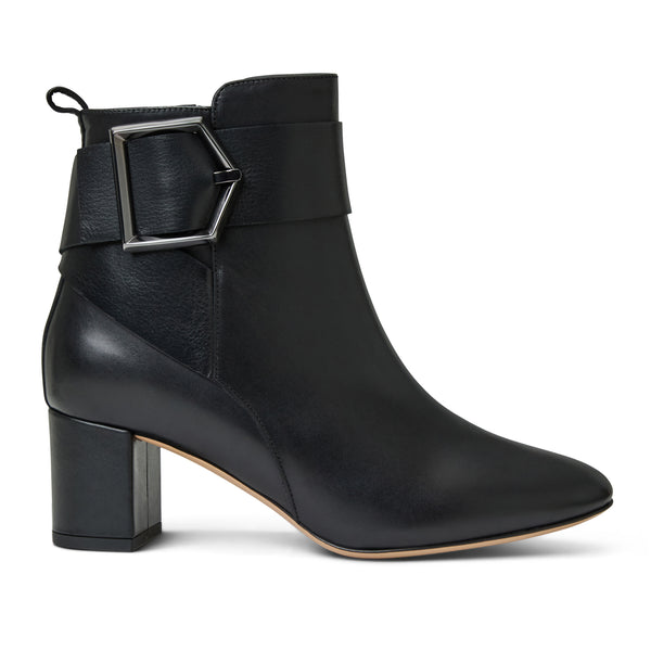 Mia Side Zip Boot Black