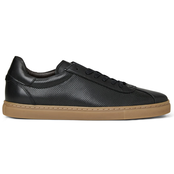 Nate Leather Sneaker - Black