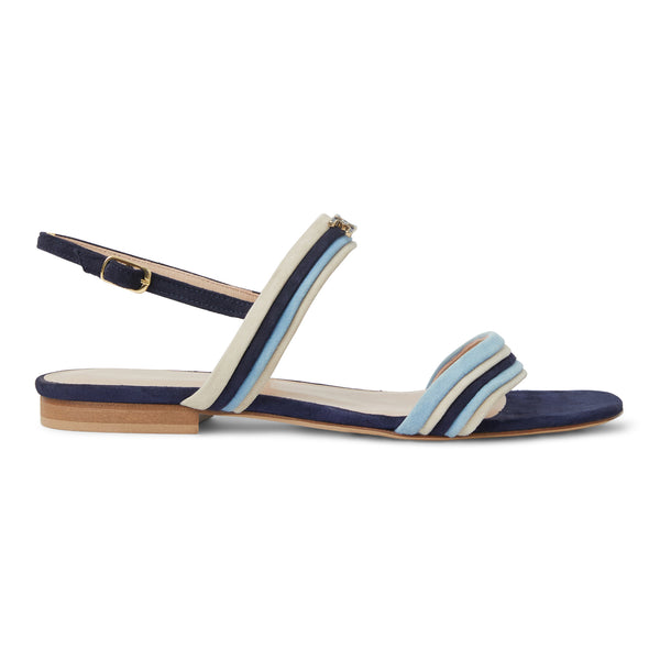 PORTIA Sandal  NAVY/BLUE/SAND SUEDE