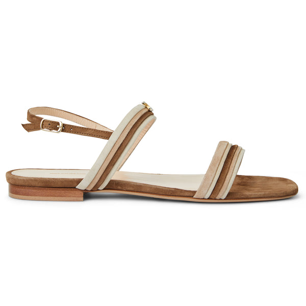 PORTIA Sandal  BROWN/NATURAL SUEDE