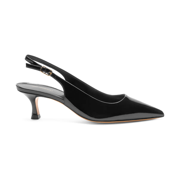 Palerma Slingback Pump Black patent