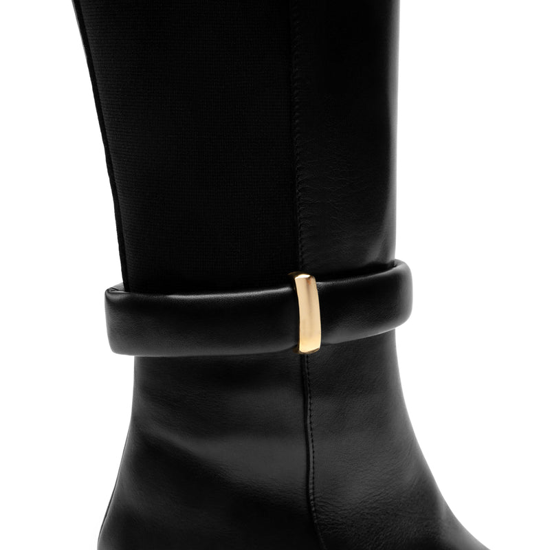 Paula Stretch Boot Black