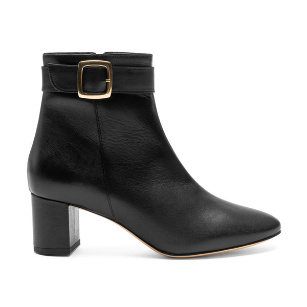 Petra Side Zip Boot Black