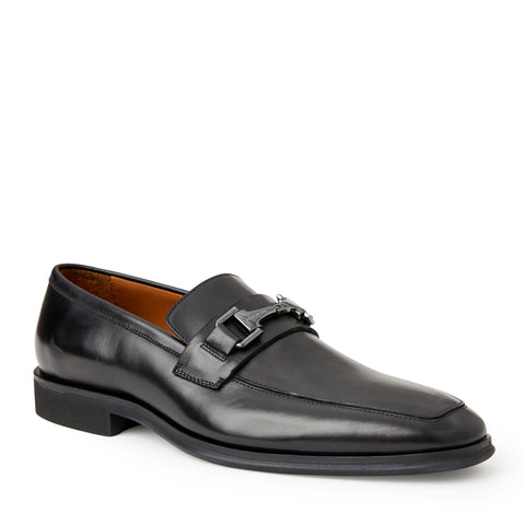 Raging Bit leather Loafer-Black