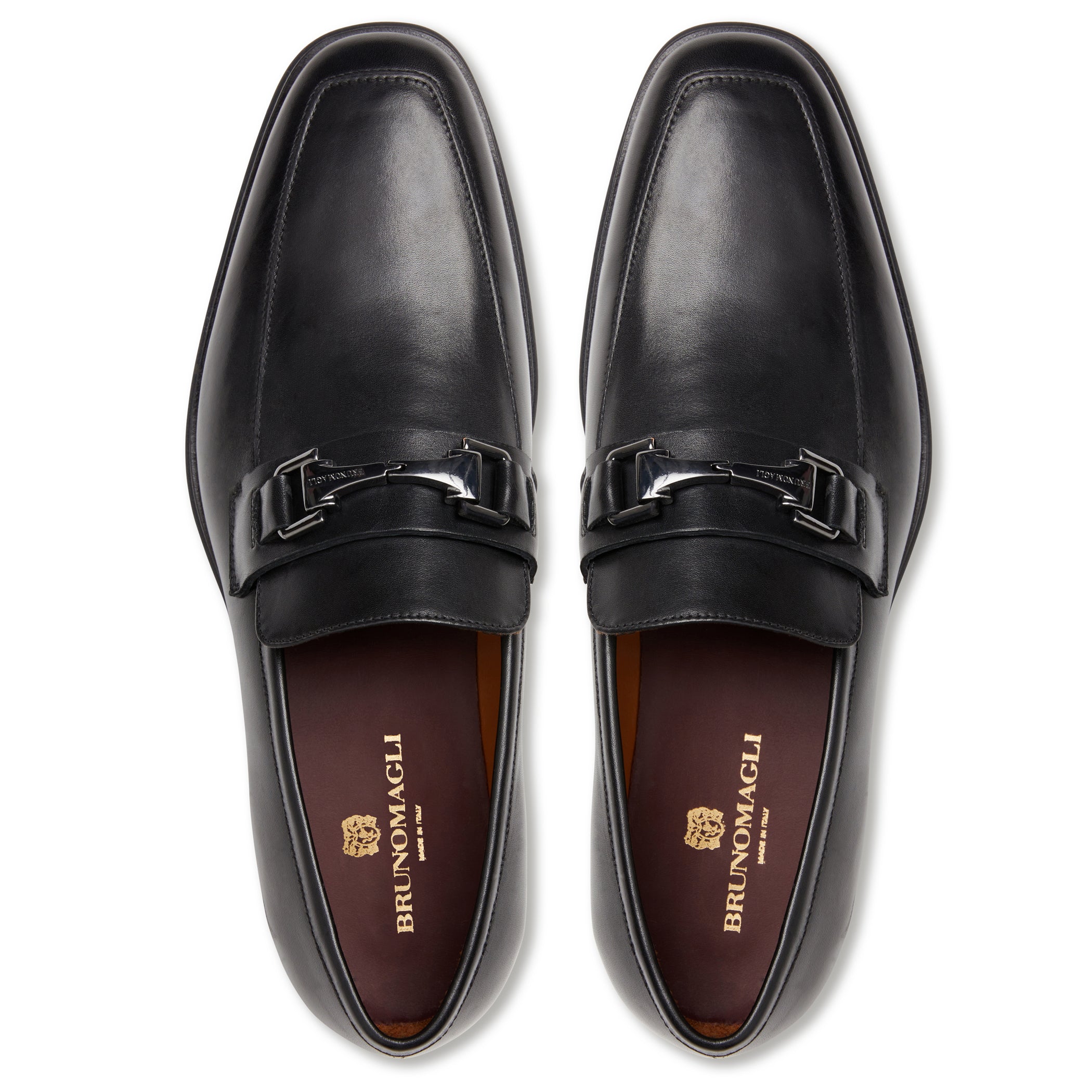 Raging Bit leather Loafer-Black – Bruno Magli