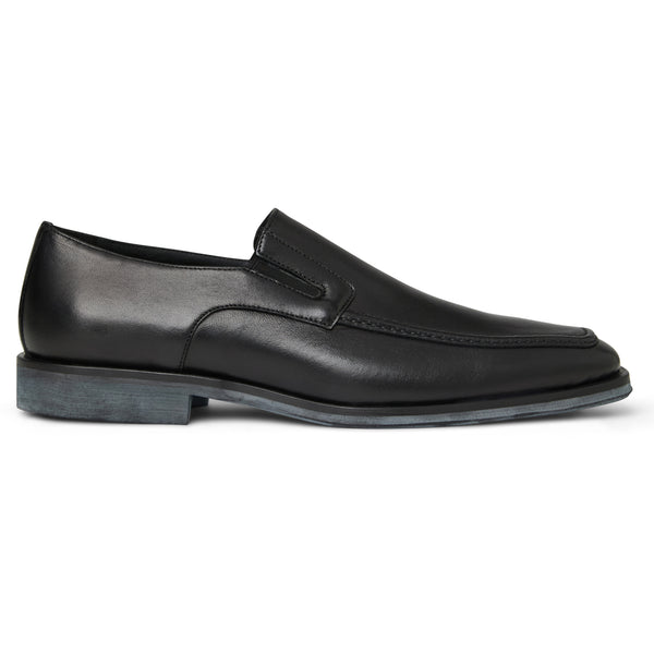 Raging Leather Slip-on - Black Leather