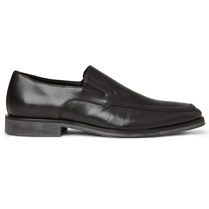 Raging Leather Slip-on - Dark Brown Leather