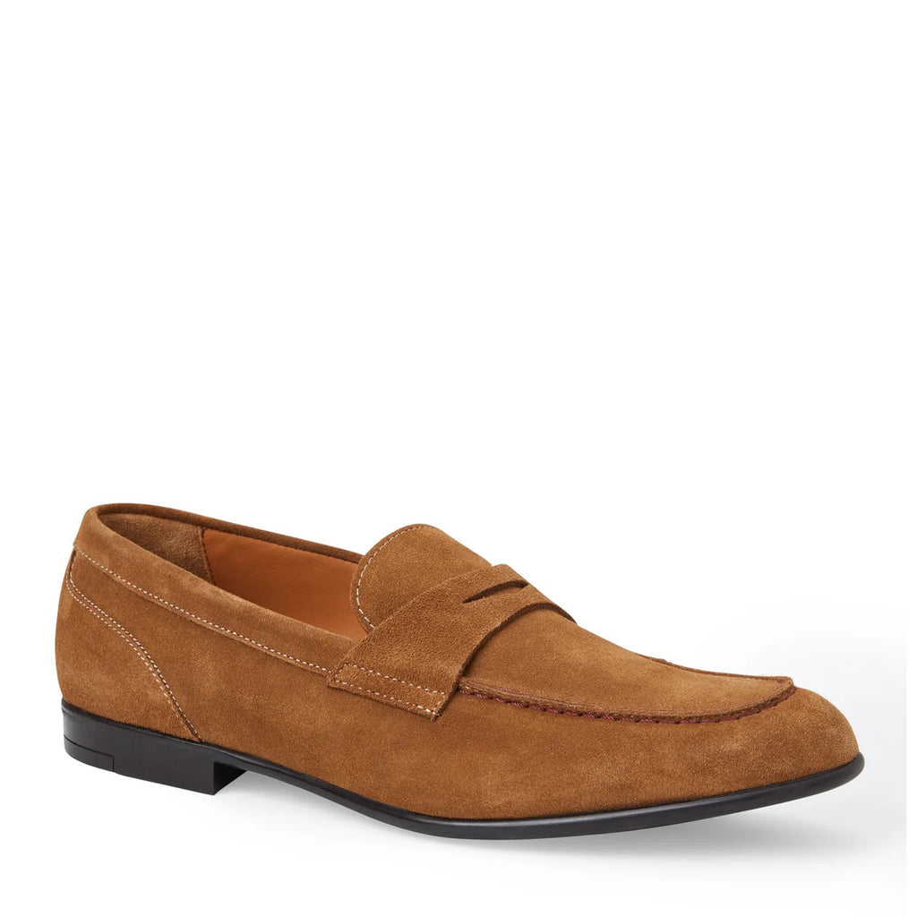 Silas Suede Loafer Cognac Bruno Magli