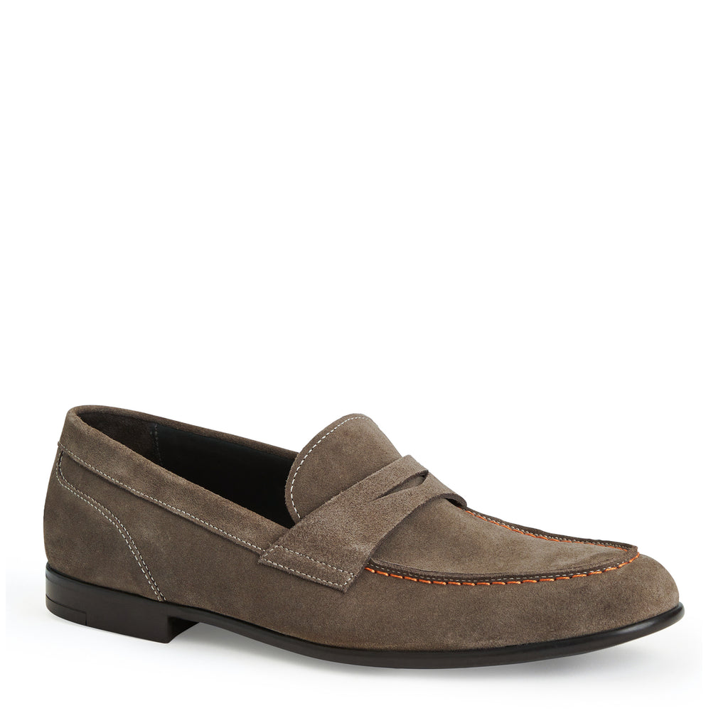 Silas Suede Loafer Ecru Bruno Magli