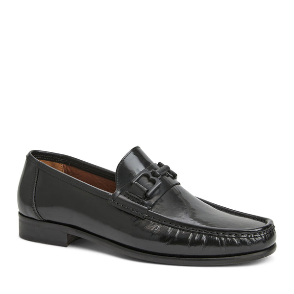 Trieste Classic leather Loafer- Black