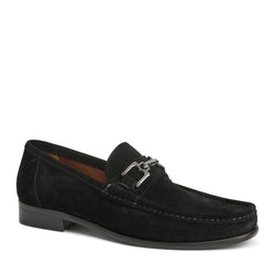 Trieste Classic suede Loafer- Black suede