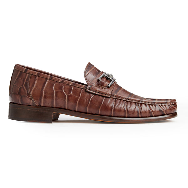 Trieste Classic Moccasin- Brown Croc