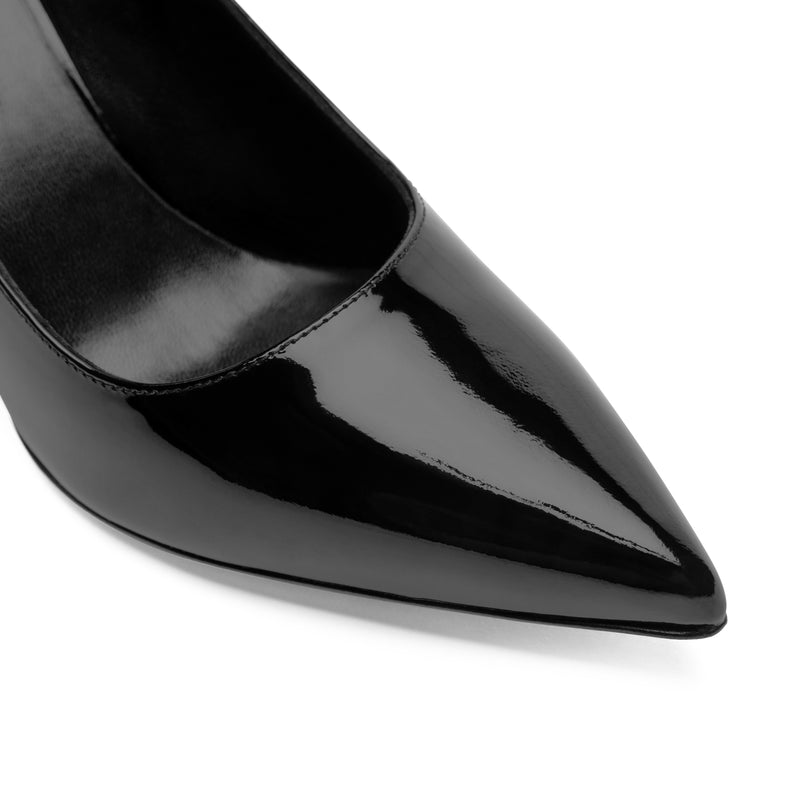 Tara Black Patent Pump